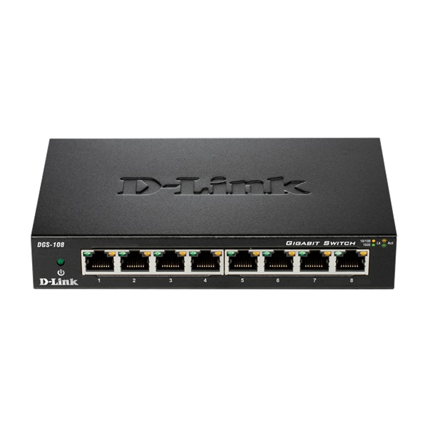 D-Link DGS-108/E 8 Port Gigabit Ethernet Switch