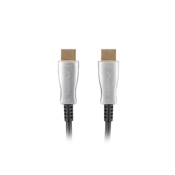 Lanberg 20m aktív optikai HDMI apa-apa fekete AOC kábel Lanberg 20m aktív optikai HDMI apa-apa fekete AOC kábel