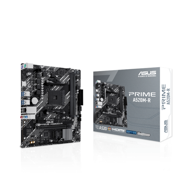 Asus AMD PRIME A520M-R AM4 A520 2xDDR4 5100MHz Alaplap Asus AMD PRIME A520M-R AM4 A520 2xDDR4 5100MHz Alaplap