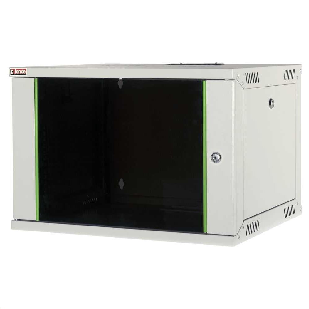 Lande EURObox 16U 19" fali rack szekrény szürke Lande EURObox 16U 19" fali rack szekrény szürke