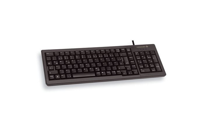 Cherry XS Complete US billentyűzet fekete USB/PS/2  (G84-5200LCMEU-2)