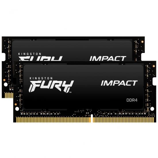 16GB 3200MHz DDR4 RAM Kingston HyperX Impact notebook memória CL20 (2x8GB) (KF432S20IBK2/16) 16GB 3200MHz DDR4 RAM Kingston HyperX Impact notebook memória CL20 (2x8GB) (KF432S20IBK2/16)