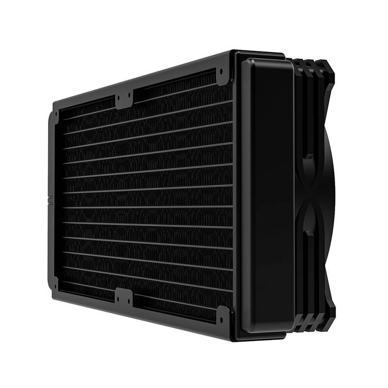 Darkflash DX240 Számítógép vízhűtés AiO RGB 2x 120x120 (fekete)