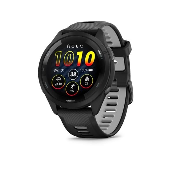 Garmin Forerunner 265 futóóra fekete-szürke szilikon szíjjal (010-02810-10) Garmin Forerunner 265 futóóra fekete-szürke szilikon szíjjal (010-02810-10)