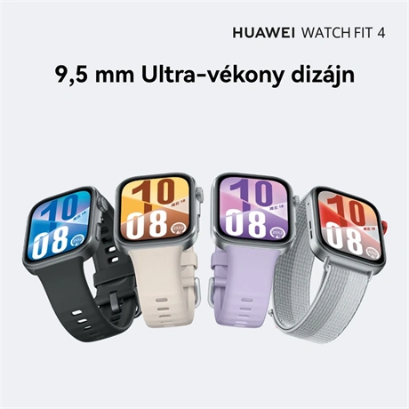 Huawei Watch Fit 4 okosóra Fekete