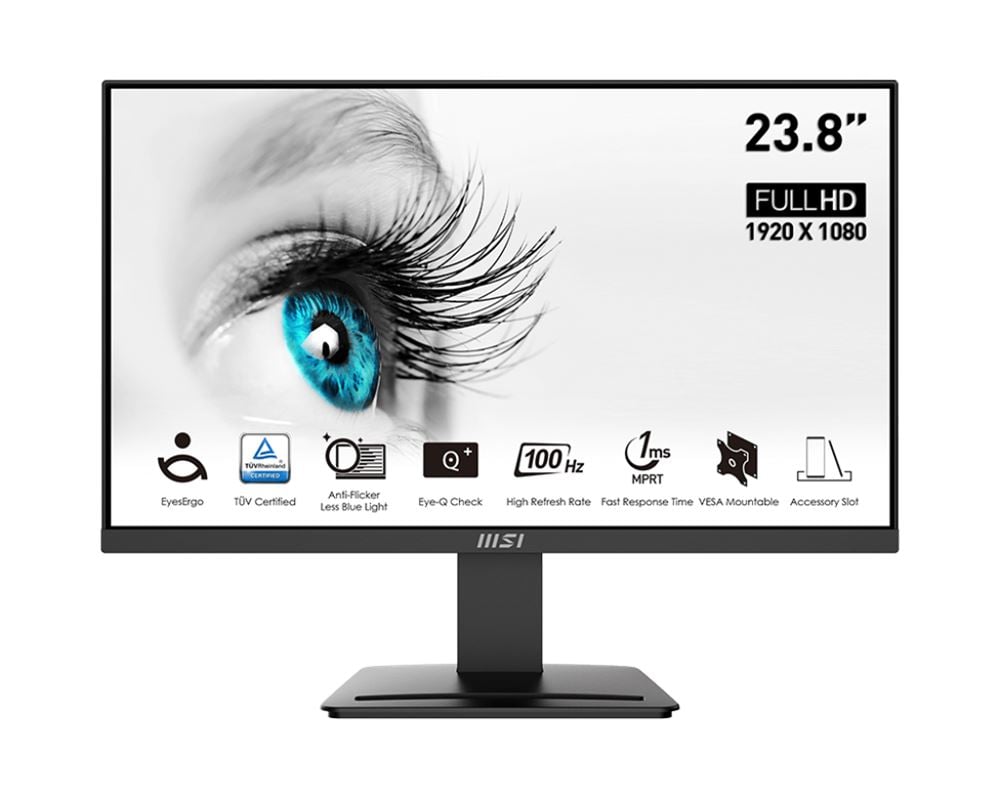 MSI PRO MP2412 24" LCD monitor fekete  