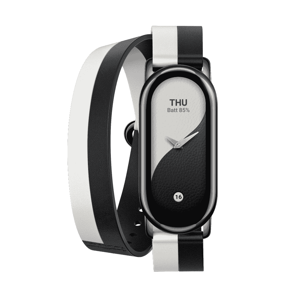 Xiaomi Smart Band 8 Double Wrap Strap szíj  BHR7311GL Fekete-fehér