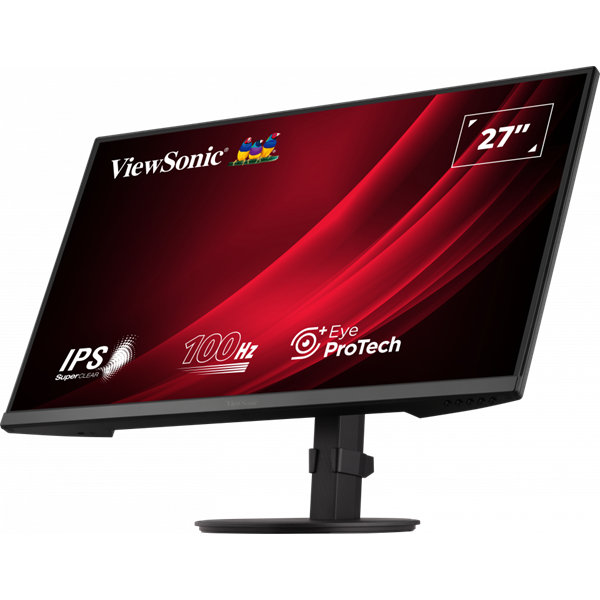 ViewSonic Monitor 27" - VG2708A (IPS, 100Hz 16:9, FHD, 5ms, 250cd/m2, D-sub, HDMI, DP, VESA, SPK, mag.áll, pivot)