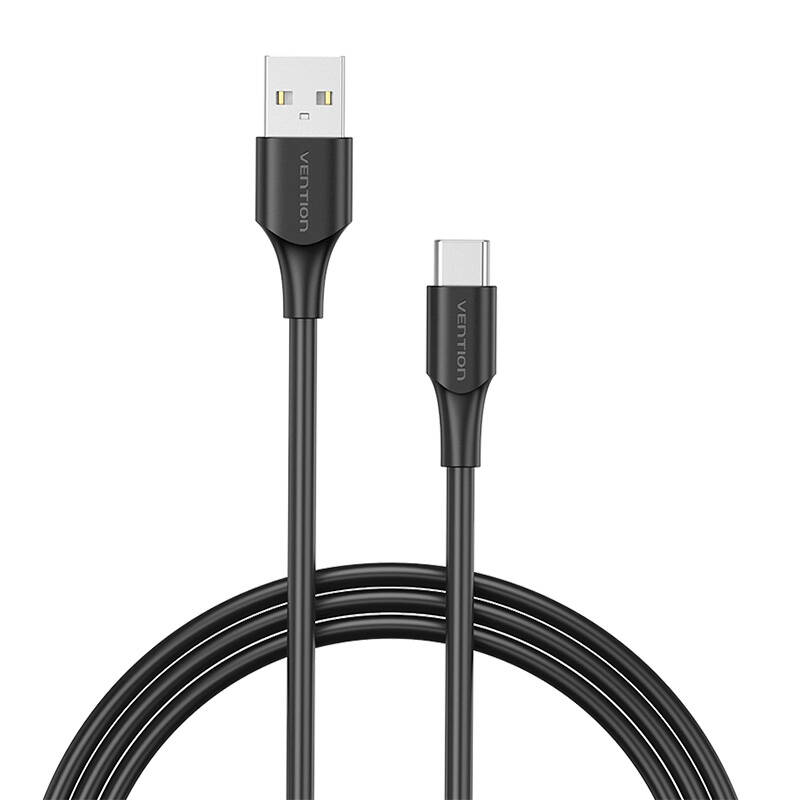 USB 2.0 A to USB-C 3A Cable Vention CTHBH 2m Black