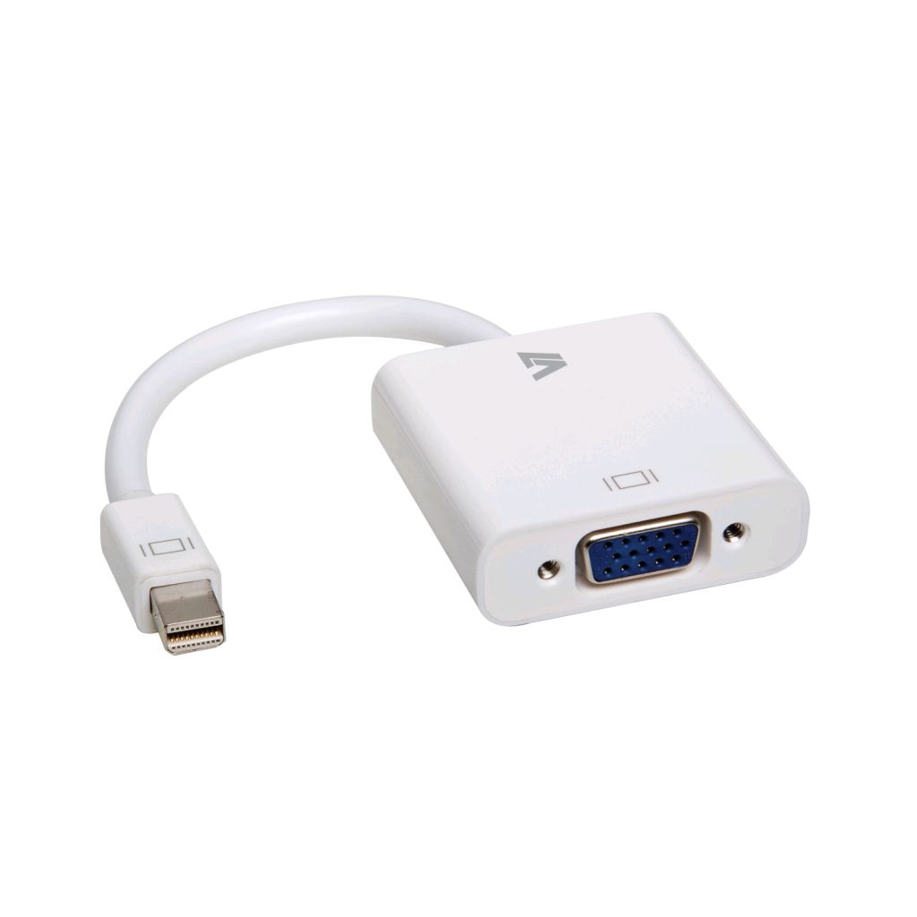 V7 adapter Mini DisplayPort apa -> VGA anya fehér (CBL-MV1WHT-5E) V7 adapter Mini DisplayPort apa -> VGA anya fehér (CBL-MV1WHT-5E)