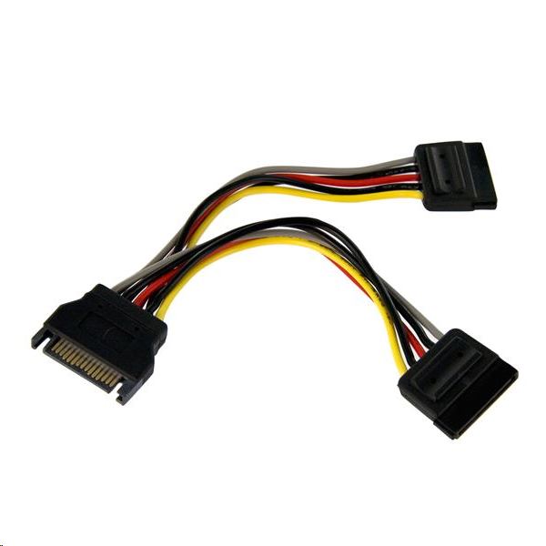 StarTech.com SATA -> 2 db SATA tápkábel fekete (PYO2SATA)
