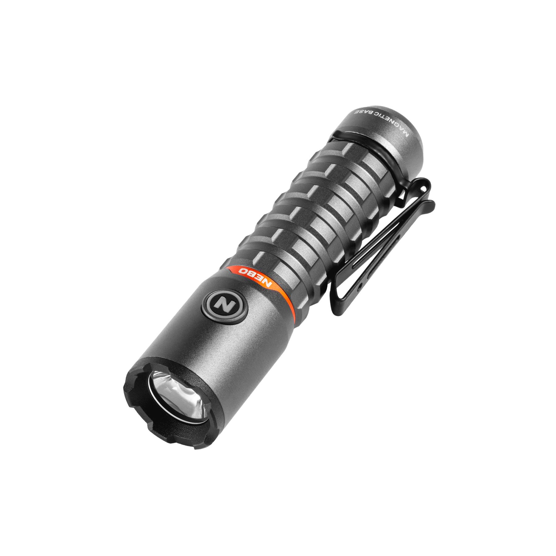 Nebo Torchy 2k HD zseblámpa, 2000 Lumen, akkumulátoros, víz-, és ütésálló, övcsipesz (NEB-FLT-0033-G)