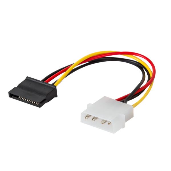 Savio AK-10 tápkábel Molex - SATA Savio AK-10 tápkábel Molex - SATA