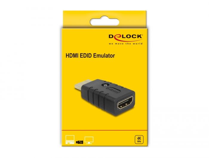 Delock 63320 HDMI-A apa > HDMI-A anya EDID emulátor adapter