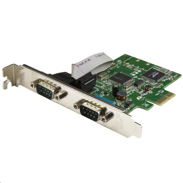 StarTech.com 2x Soros bővítő kártya PCIe (PEX2S1050) StarTech.com 2x Soros bővítő kártya PCIe (PEX2S1050)