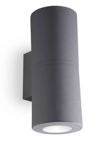 Fumagalli FRANCA 90 2L LED kültéri falilámpa szürke (3A7.003.000.LXU2K)