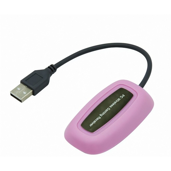 PRC vezeték nélküli Xbox 360/PC USB adapterrel rózsaszín kontroller PRC vezeték nélküli Xbox 360/PC USB adapterrel rózsaszín kontroller