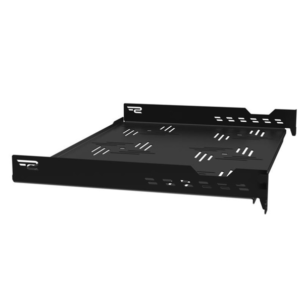 Stalflex B-RSF19-1U-300B 19" 1U 300mm mély 2 ponton rögzíthető fekete fix tálca Stalflex B-RSF19-1U-300B 19" 1U 300mm mély 2 ponton rögzíthető fekete fix tálca