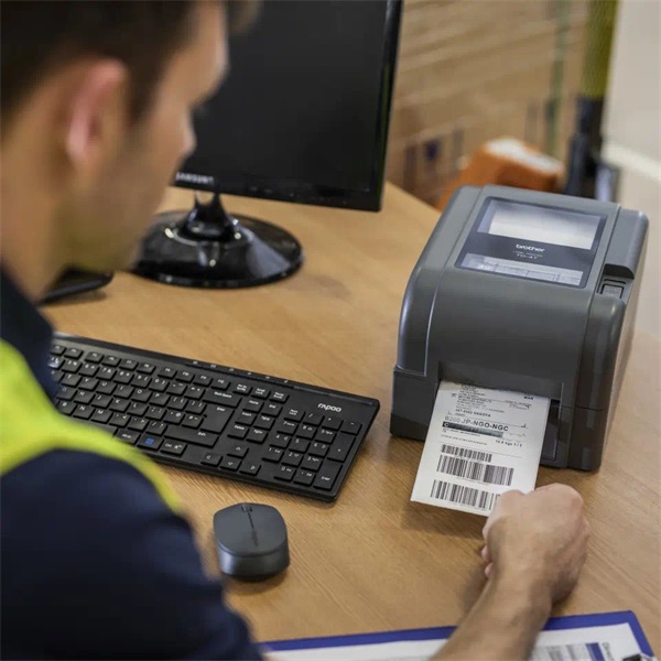 BROTHER TD4420TN asztali (ipari) 203mm/mp 203dpi RD szalag  USB Soros LAN Címkenyomtató 
