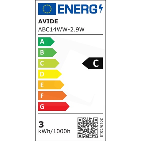 Avide ABC14WW-2.9W LED CANDLE IZZÓ 2.9W E14 WW 3000K SUPER HIGH LUMEN