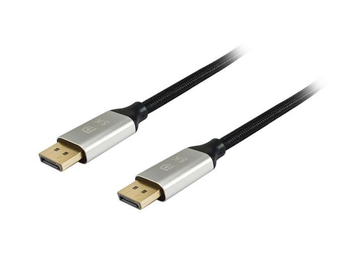 Equip 119262 DisplayPort 1.4 Premium kábel 8K/60Hz, 2m fekete Equip 119262 DisplayPort 1.4 Premium kábel 8K/60Hz, 2m fekete