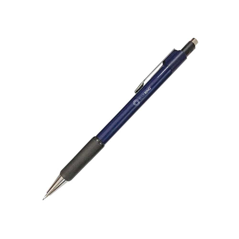 Bluering Nyomósirón ergonomikus 0,5mm, sötétkék műanyag test, fekete fogórésszel,  Zaphire