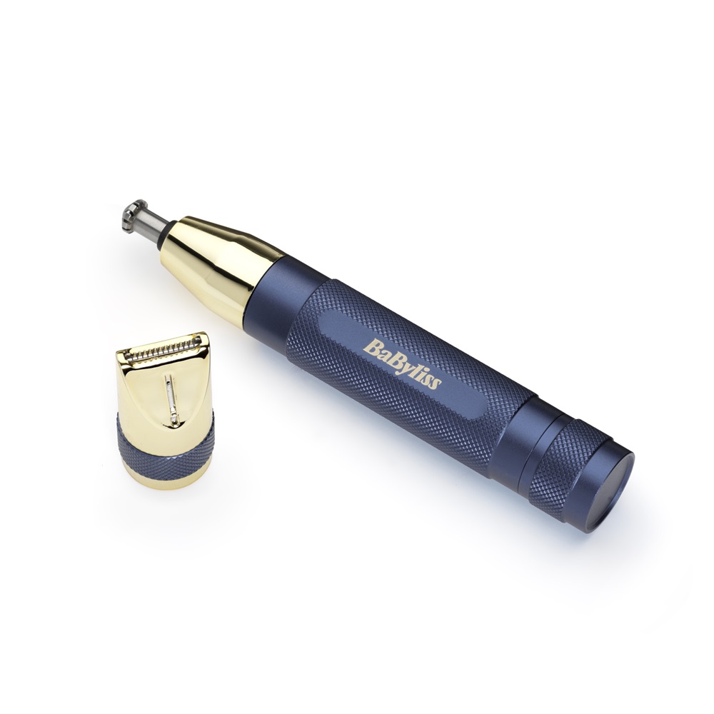 BaByliss E112E Super X-Metal Series Orr- és fülszőrzetnyíró szemöldök trimmerrel Kék