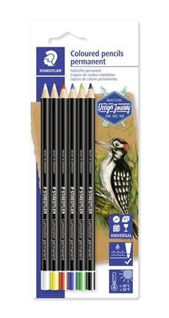 Staedtler "Lumocolor 108 20" henger alakú színes ceruza készlet, vízálló (glasochrom) (10820BK6-C)
