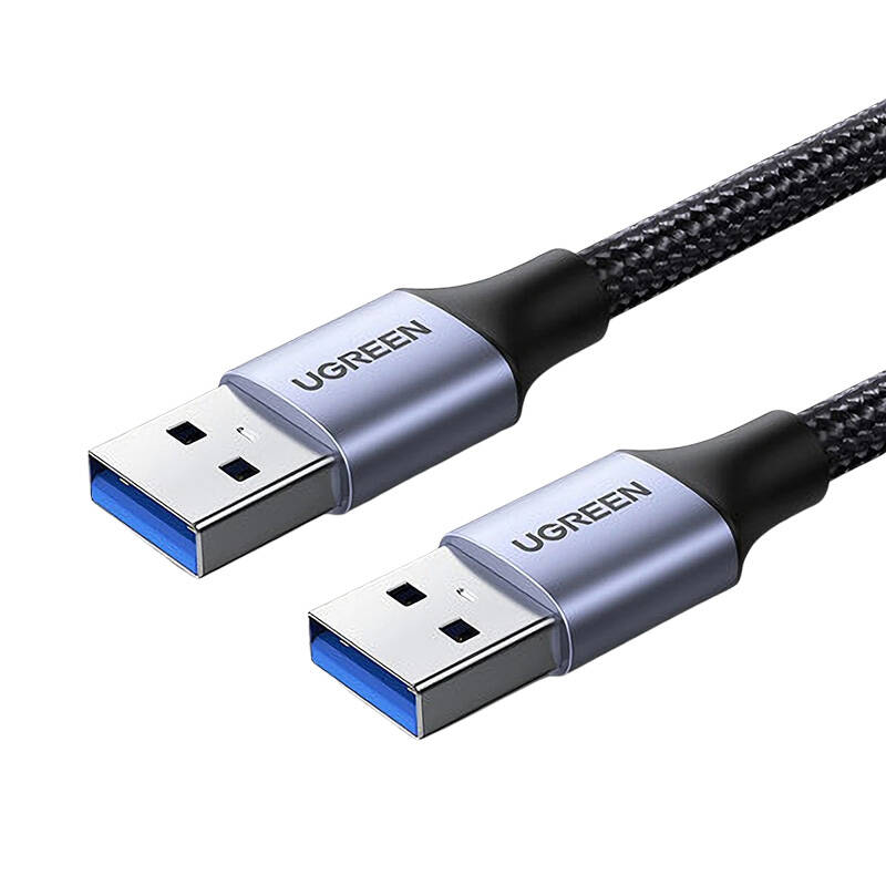 USB3.0 cable Male USB-A to Male USB-A UGREEN 2A, 2m (black) USB3.0 cable Male USB-A to Male USB-A UGREEN 2A, 2m (black)