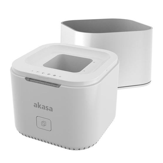  Akasa AK-DK09U3-WHCM DuoDock MX - 2 M.2 PCIe NVMe SSD állomás offline klónozással  dokkoló 