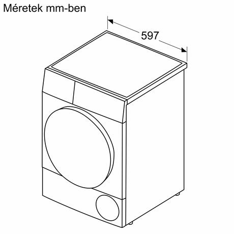 Bosch WQB245A0BY SZÁRÍTÓGÉP HŐSZIVATTYÚS KONDENZÁCIÓS