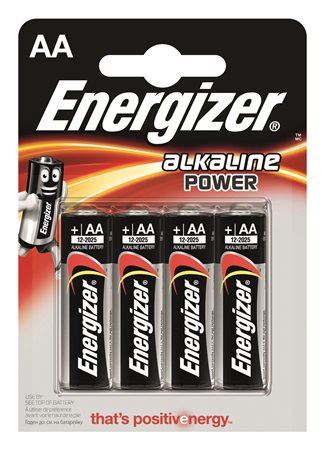 Energizer Alkaline Power AA ceruzaelem (4db/csomag) (E300132901/E300132900) Energizer Alkaline Power AA ceruzaelem (4db/csomag) (E300132901/E300132900)