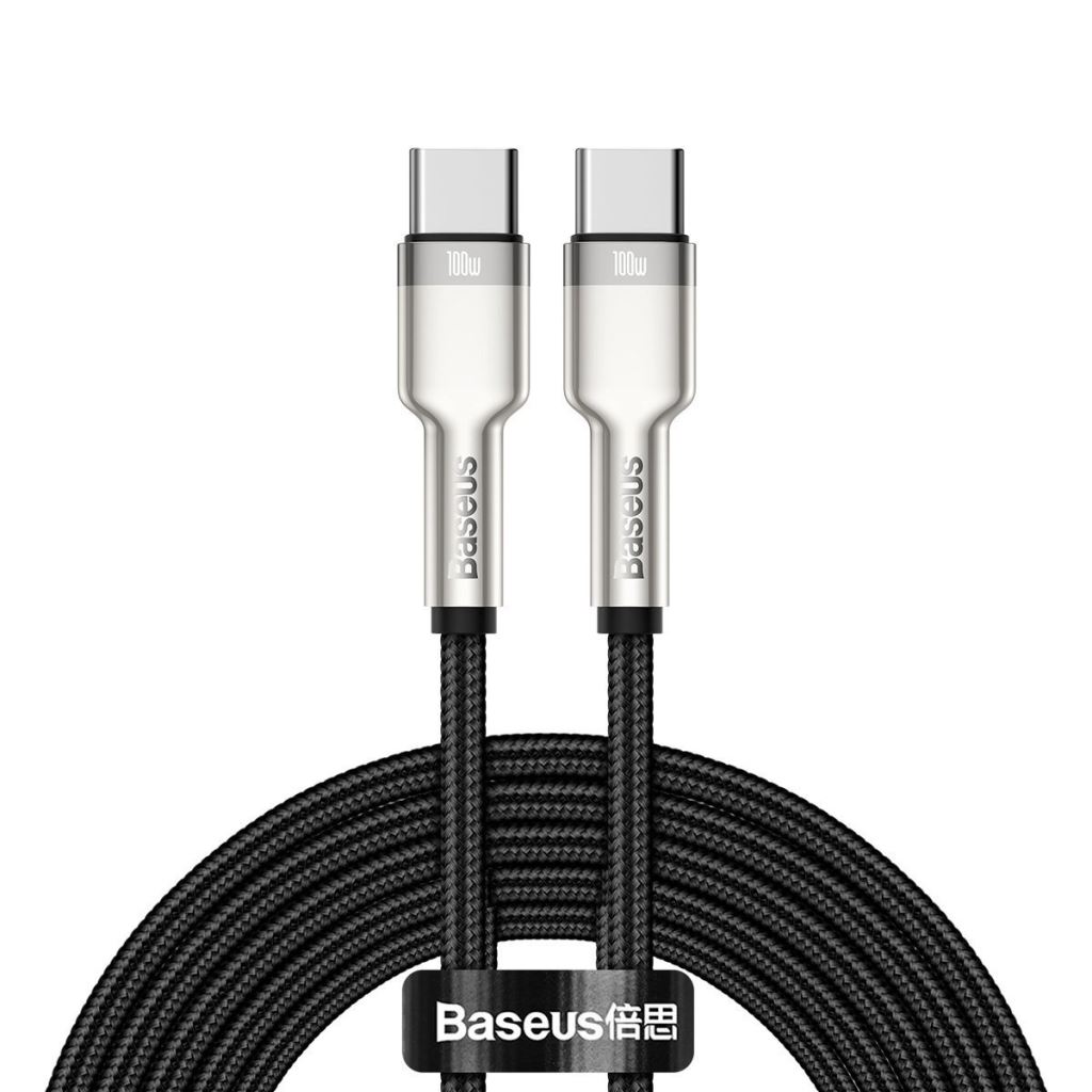 Baseus Cafule USB-C-USB-C kábel, 100 W, 2m, fekete (CATJK-D01) Baseus Cafule USB-C-USB-C kábel, 100 W, 2m, fekete (CATJK-D01)