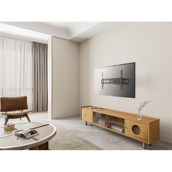 Equip 650337 37"-80"  Max.: 40kg dönthető forgatható  TV Fali konzol Fekete 