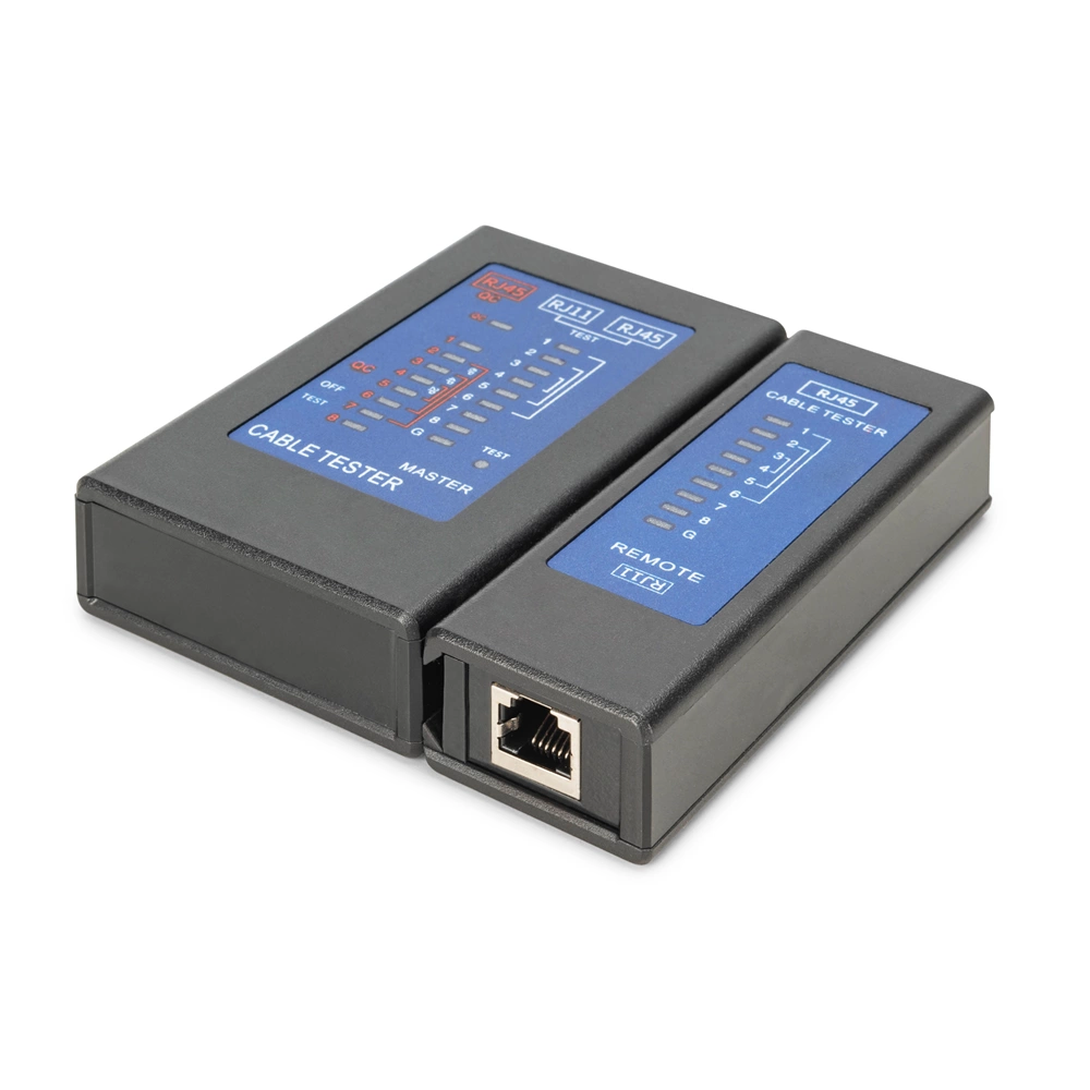 Digitus DN-14001-2 hálózati kábelteszter Fekete