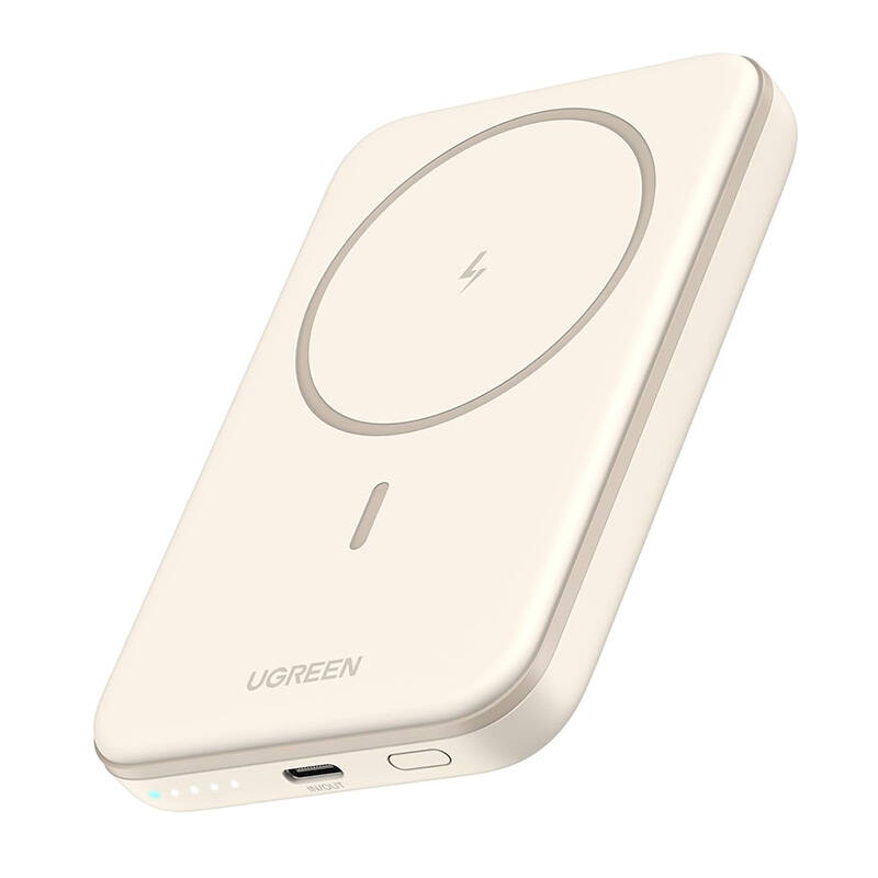  Ugreen PB560 Magnetic 5000mAh USB-C 15W Powerbank Bézs