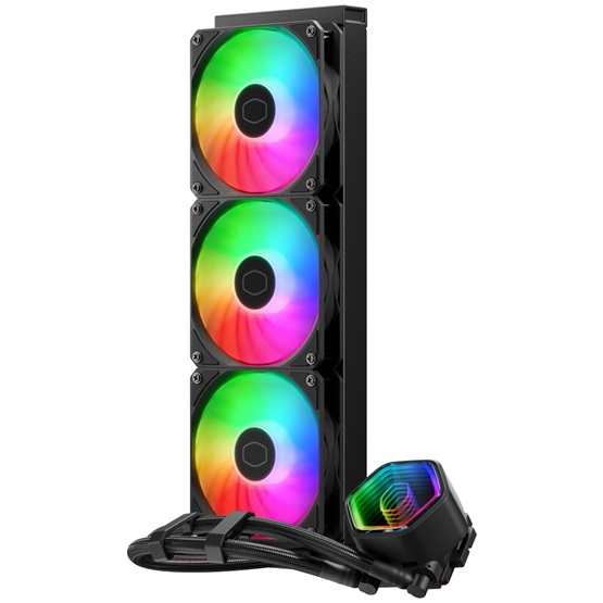  Cooler Master  MLW-D36M-A18PA-R1 MasterLiquid 360 Core II ARGB Vízhűtés/Univerzális 