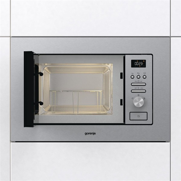 Gorenje BM201AG1X beépíthető mikrohullámú sütő inox