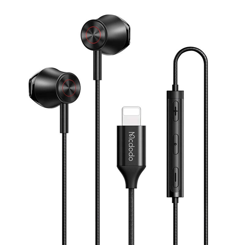  Mcdodo HP-4080 lightning fülhallgató Fekete