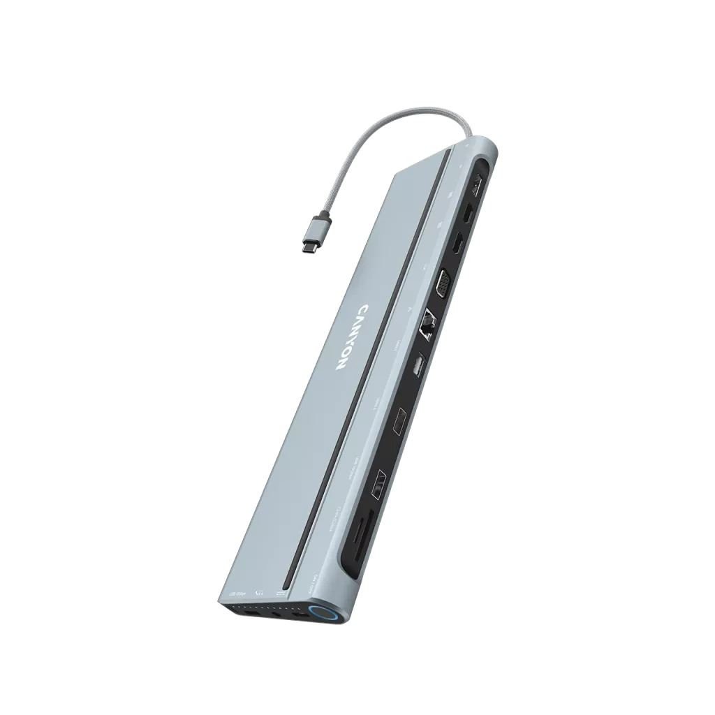 Canyon CNS-HDS90 14 portos USB-C Hub Canyon CNS-HDS90 14 portos USB-C Hub