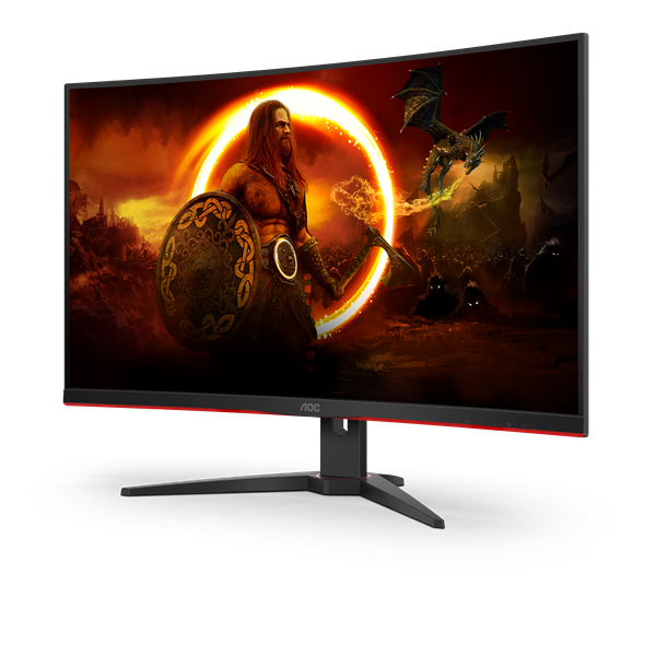 AOC  31.5" C32G2ZE/BK 1920x1080 Ívelt Gaming 240Hz VA monitor