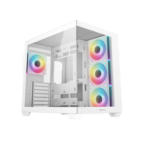 DeepCool CG530 4F WH Fehér ablakos 4x12cm A-RGB BTF ATX Számítógépház DeepCool CG530 4F WH Fehér ablakos 4x12cm A-RGB BTF ATX Számítógépház