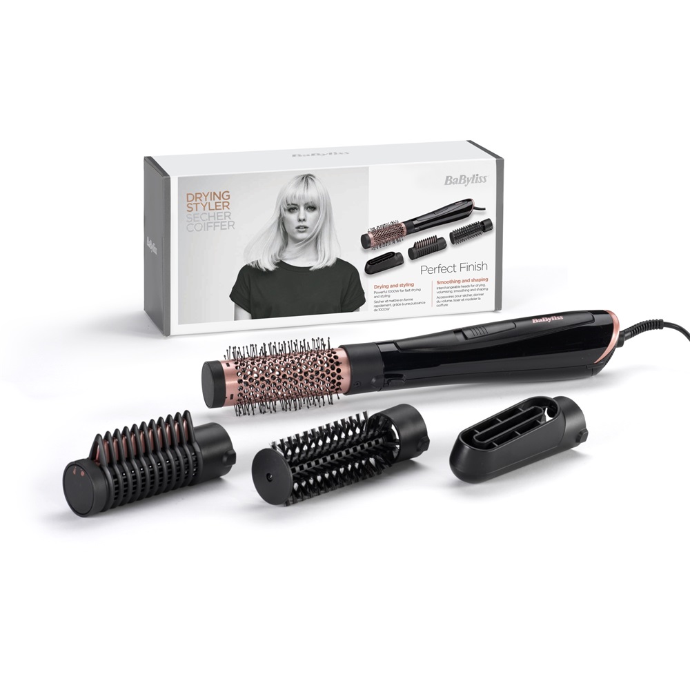 BaByliss A126E Perfect Finish meleglevegős hajformázó 1000W  4 kiegészítővel