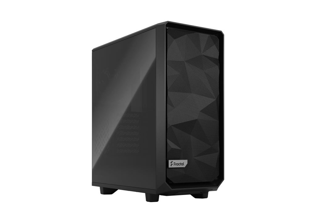 Fractal Design Meshify 2 Compact Black TG Dark Tint táp nélküli ablakos ház fekete (FD-C-MES2C-02) Fractal Design Meshify 2 Compact Black TG Dark Tint táp nélküli ablakos ház fekete (FD-C-MES2C-02)