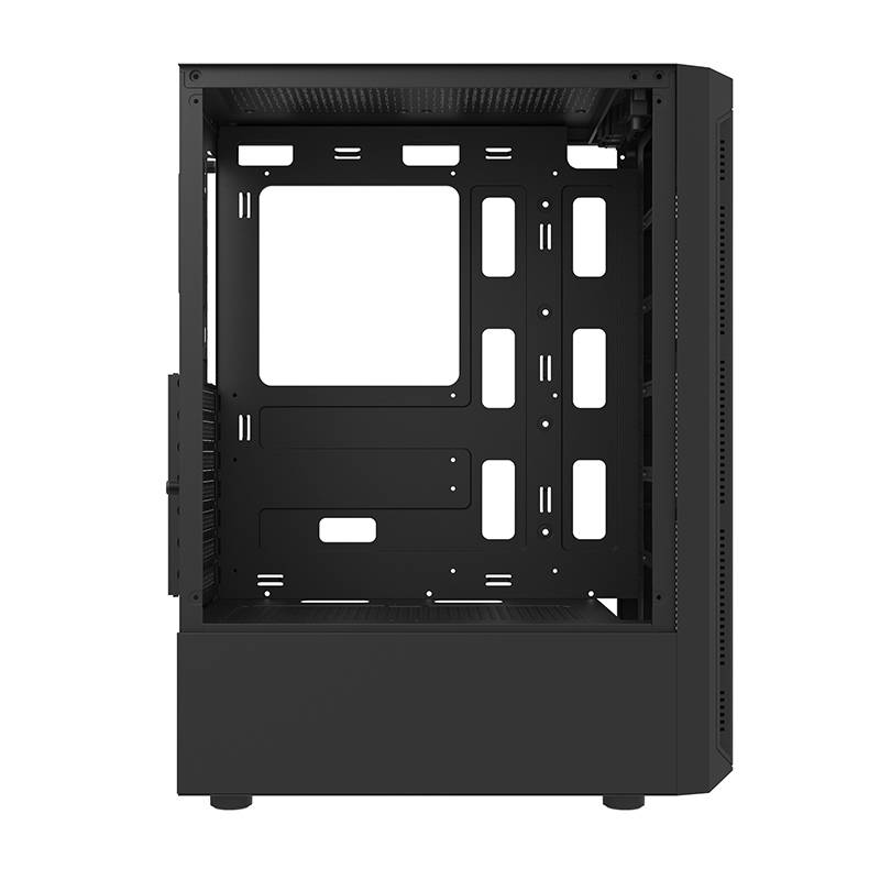 Darkflash DK300M Micro-ATX számítógépház + 3 ventilátorral (fekete)