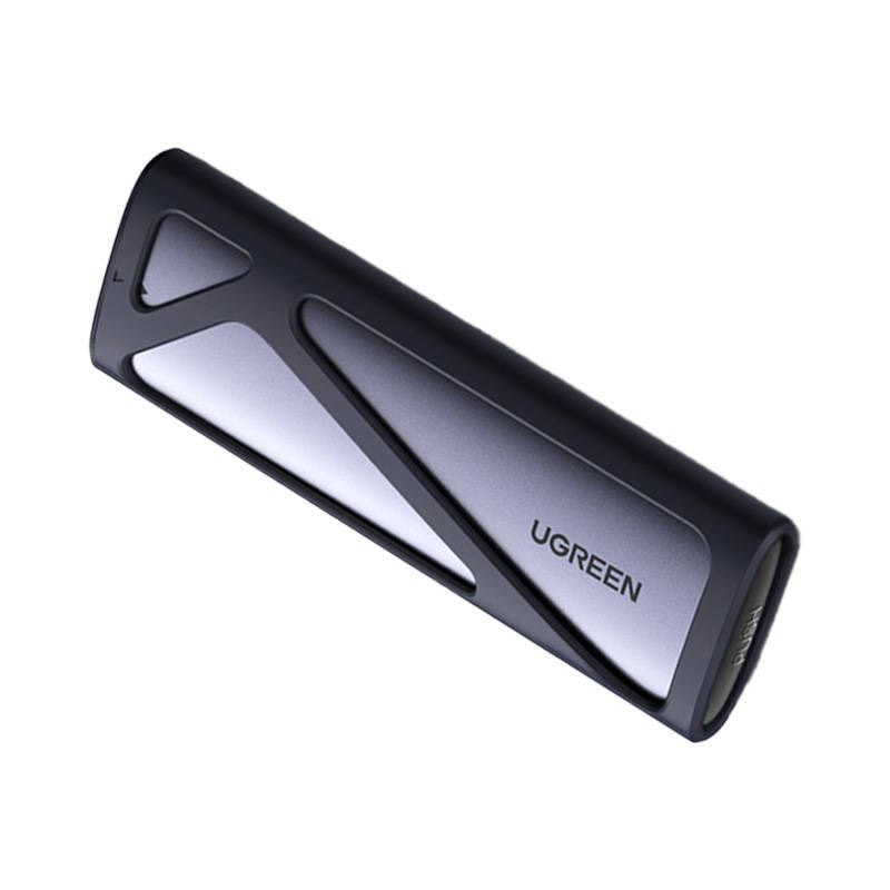 UGREEN CM400 M.2 SSD ház NVMe SATA 10 Gbps USB-C szürke (90264) UGREEN CM400 M.2 SSD ház NVMe SATA 10 Gbps USB-C szürke (90264)