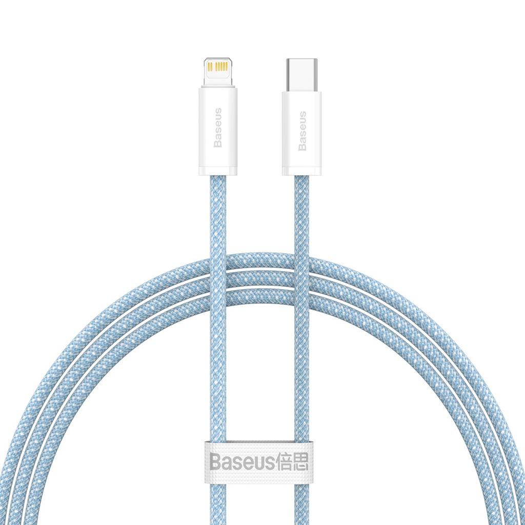Baseus Dynamic USB-C-Lightning kábel, 20W, 1m, kék (CALD000003)