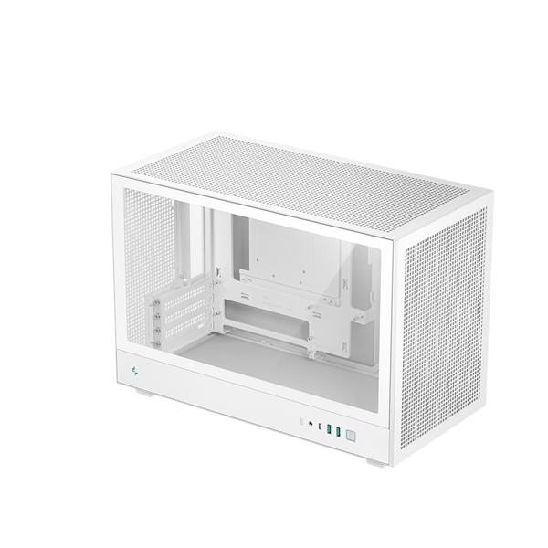 DeepCool CH260 WH   Mini-ITX/Micro ATX (BTF)  2xUSB3.0  Type-C Számítógépház   Fehér 