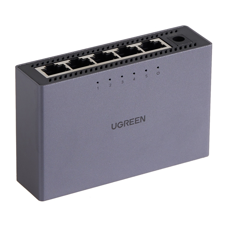 UGREEN CM633 5 portos GigaBit Ethernet switch Fekete 