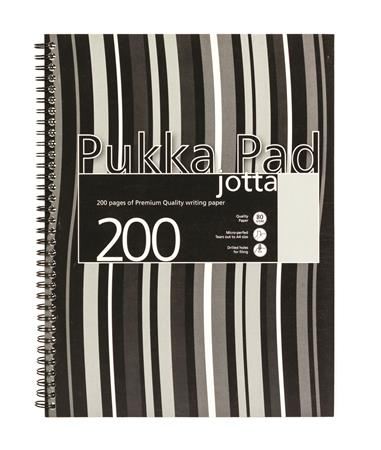 Pukka Pad spirálfüzet, A4, vonalas, 100 lap, "Stripe Jotta" (PUPJP018)